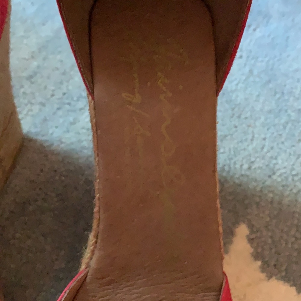 Red Suede Espadrilles - image 2